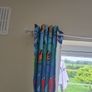 white curtain poles Image 2