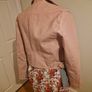 Bershka pink leather jacket Image 2