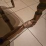 Solid wood dining table and 6 chair Image 3