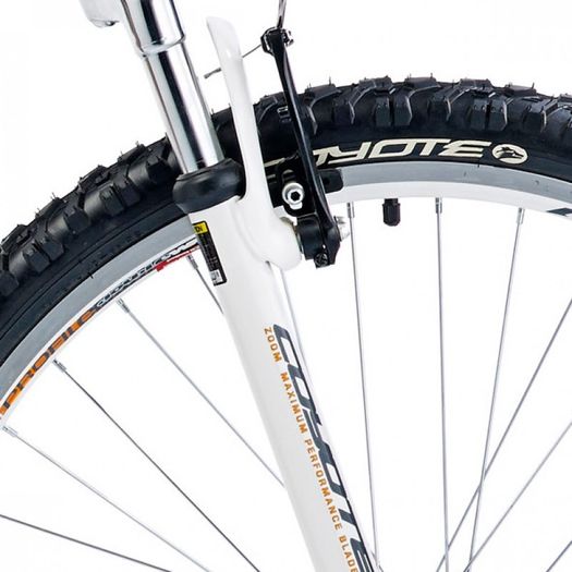 18" Coyote Illinois Gents Alloy FS, 21 Speed, Grey/White