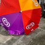 Vintage HB ice cream parasol / sun shade. 5ft diameter. Image 3