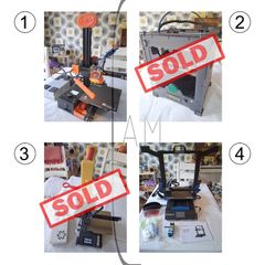 3D printers (2 units), sold as a set of 2 or individually.