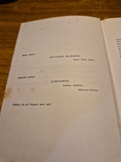 First Edition. 1926. Edmund Ignatius Rice and the Christian Brothers