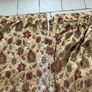 Large Heavy Vintage Style Floral Jaquard Drapes Image 10