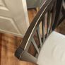 IKEA Extendable Dining Table (Black-Brown) & 4 Padded Chairs Image 6