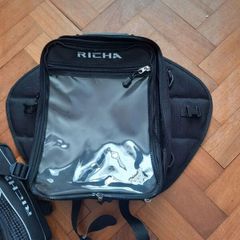 richa tank bag new 2 tier w/cover