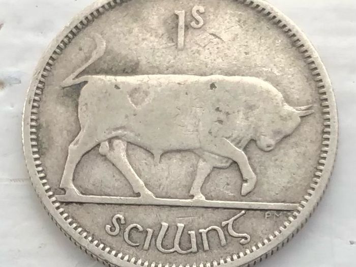 Irish silver one shilling