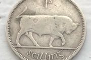 Irish silver one shilling