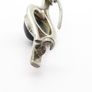 Vintage Whitby Jet 925 Sterling Silver Brooch Image 6