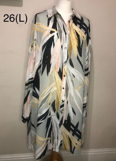 Evans long floral blouse (size 26)
