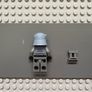 lego Star Wars sw1101 General Maximillian Veers minifigure- Chest Armor, Sand Blue Helmet with Goggles Pattern, Plain Legs Image 2
