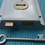 Double Handed Flanged Rim Door Lock 6" x 4" Image 3