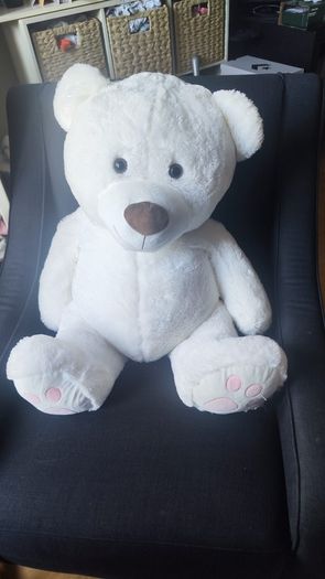Large White Teddy Bear