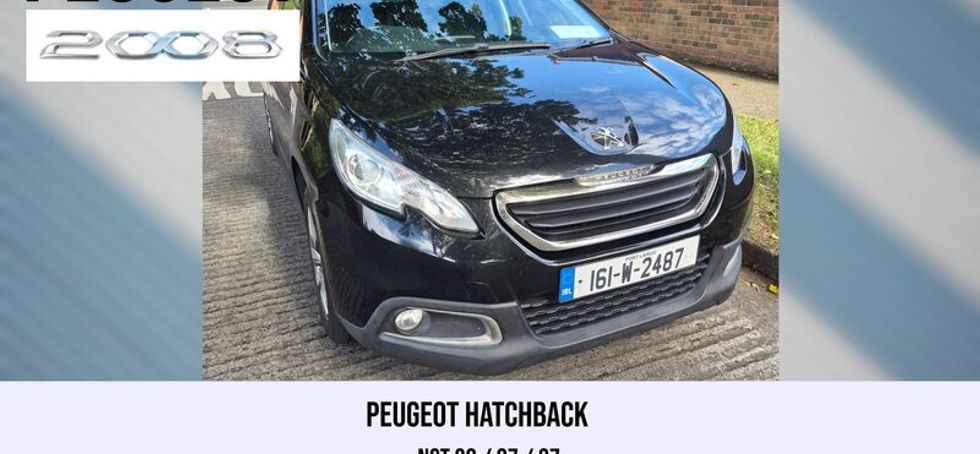 Peugeot 2008. NCT till 30/ 07/ 27. 3.8Li or 100 kms