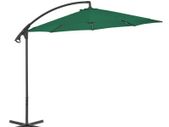 Cantilever Umbrella with Steel Pole 300 cm Green