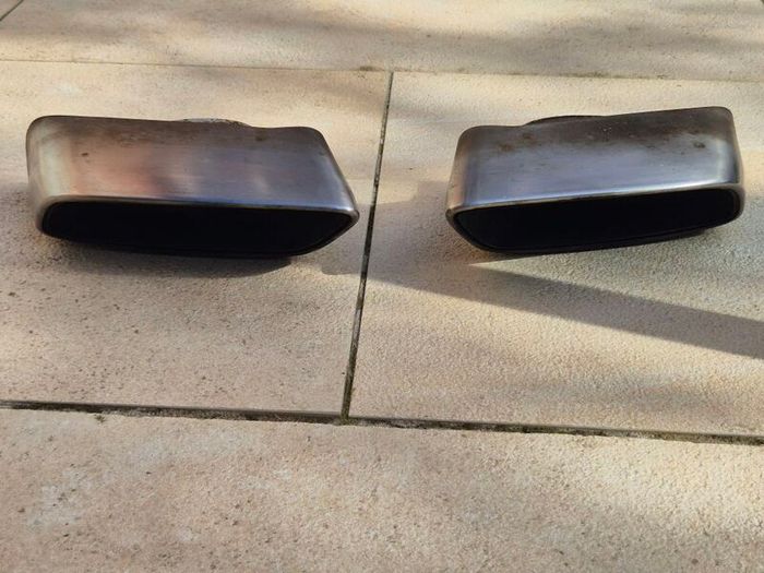 Porsche OEM Exhaust Tips Stainless Steel