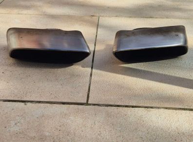 Porsche OEM Exhaust Tips Stainless Steel