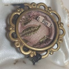 Religious relic Saint Pope Pius X, free reg post D18