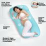 Large U-Shape Pregnancy Pillow Image 4