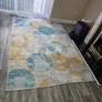 PRICE Drop IKEA UTTAG Area Rug (160x230cm) - Teal & Mustard - Excellent Condition Image 3