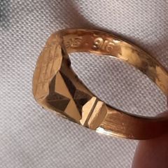 New 22kt baby gold ring