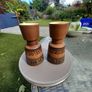 Pair of Kernat Ltd Israel vases, rare, no damage, D18 Image 7