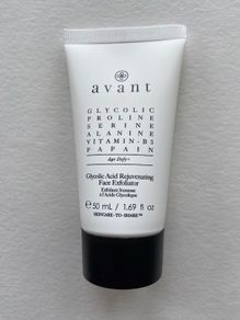 Avant glycolic acid rejuvenating face exfoliator 50 ml
