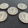 5 Silver Half Crown Coins. Lot 2 Image 3
