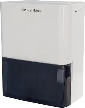 10 Litre/Day Dehumidifier,White & RHDH1061B 300ml/day, Black Dehumidifier with Auto Defrost for Home, Kitchen, Basement, Garage, Caravan, Bathroom, Lightweight, 15m2 Room Size