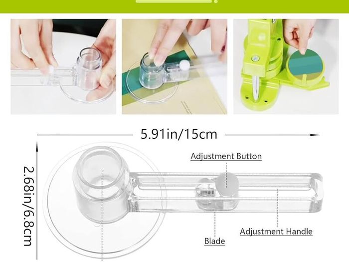 Badge Making Machine 58mm - Green - Brand New & Boxed