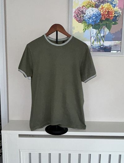 Khaki Green Short Sleeved Tee-shirt from Brave Soul