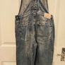 Zara Distressed Denim Dungarees / Overalls, Size XS Image 2
