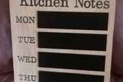 Kitchen Notes Board
