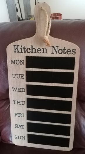 Kitchen Notes Board