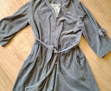 Grey Dressing Gown  Size 12