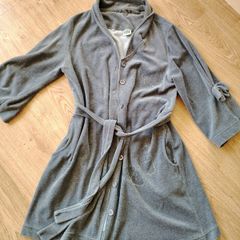 Grey Dressing Gown  Size 12