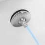 Wall Hung Rimless Toilet with Concealed Cistern Ceramic White Image 6