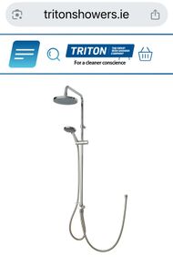 NEW Triton Chrome Shower Fitting