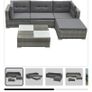 Rattan 5 Piece Lounge Furniture Set Image 3