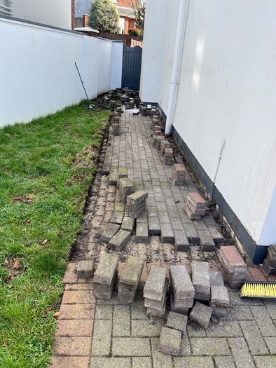 Patio bricks