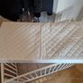 White Wooden Baby Cot Crib with Mattress Excellent Condition Image 7