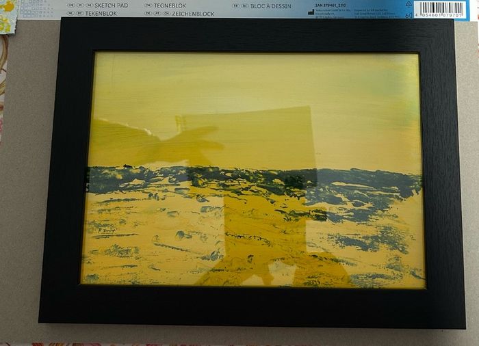 Yellow and green landscape