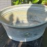 Vintage Galvanised Oval Wash Tub or Planter Image 5