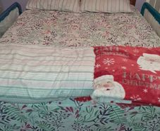King Bed Base with Wooden Headboard