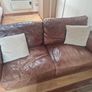 Eurosalotti double italian leather couch Image 2