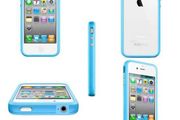 iPhone 4/ 4S Bumper Case Hard Plastic Rubber with Metal Buttons for Apple Iphone 4/4S Free Screen Protector Front Back