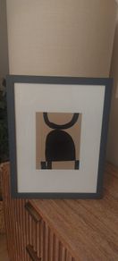 Modern Minimalist Abstract Framed Wall Art (43x33cm)