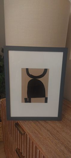 Modern Minimalist Abstract Framed Wall Art (43x33cm)