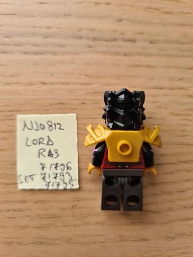 lego njo0812 lord ras, set ninjago 71796, 71793, 71795