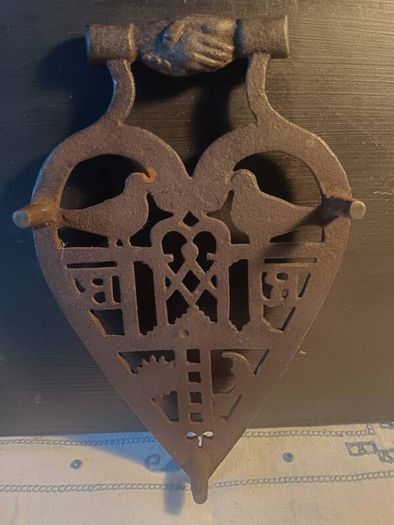 Ultra Rare 19th Century Masonic Trivet(1 of 7 Worldwide)